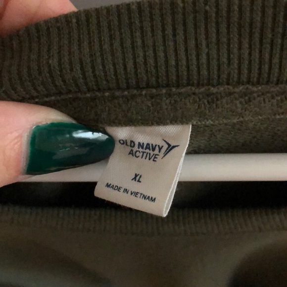 Old Navy active size XL olive green long sleeve sweatshirt - Picture 3 of 4